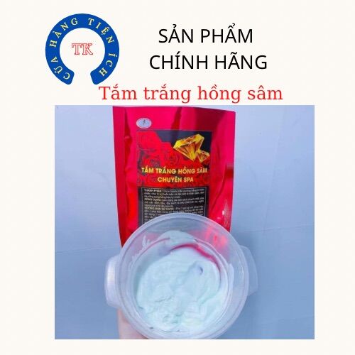 Tắm trắng Hồng sâm chuyên dùng spa bật tông ngay lần đầu sử dụng