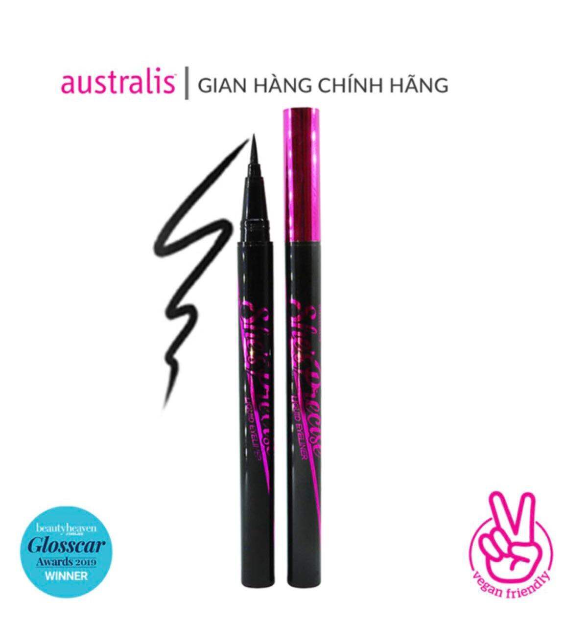 Bút Kẻ Mắt Australis Siêu Mảnh Không Lem Không Trôi She's Precise Liquid Eyeliner