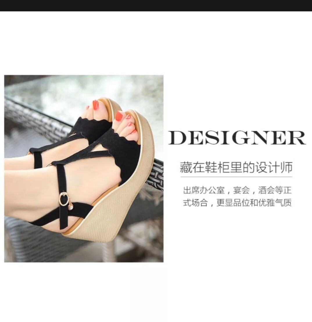 giày đế xuồng quai lượn sóng