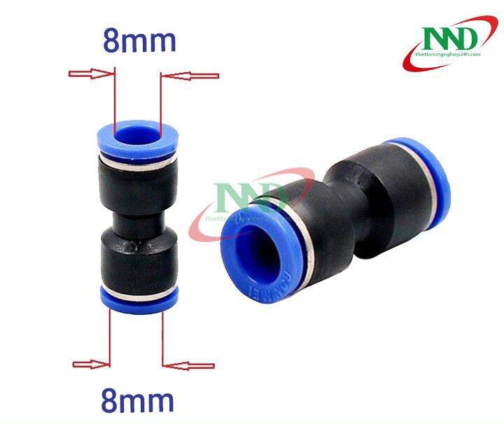 Nối thẳng ống phun sương LPDE lắp ống phun sương LPDE phi 8mm