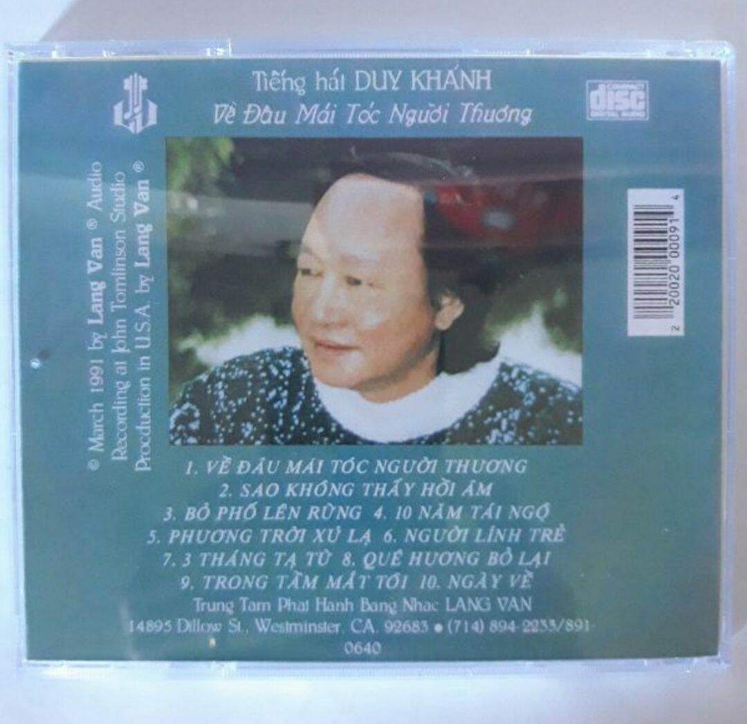 Bộ 4 cd Duy Khánh phono