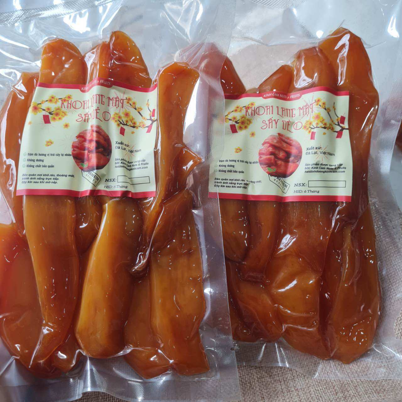 500gr Khoai Lang Mật Sấy Dẻo Đặc Sản Đà Lạt