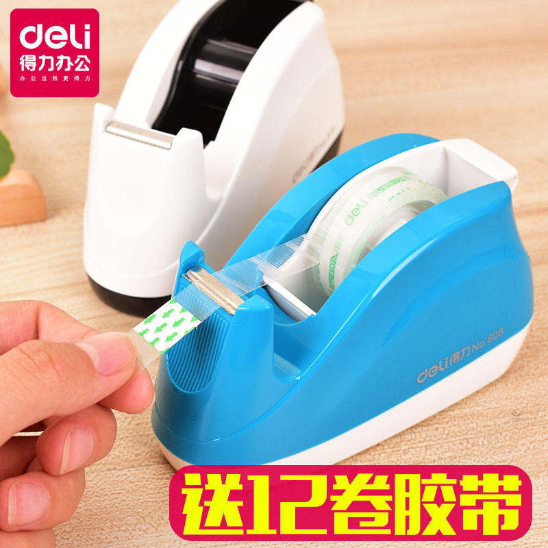 Đế Băng Keo Deli, Máy Cắt Băng Keo Sáng Tạo Cỡ Nhỏ, Máy Cắt Băng Keo Nhỏ Tàng Hình Trong Suốt, Máy Cắt Băng Keo Sổ Tay, Bàn Băng Dính, Giấy Và Băng Keo Cầm Tay, Giá Băng Keo Nhỏ