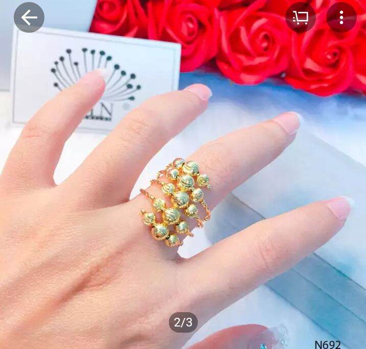 Nhẫn nữ cao cấp, nhẫn lò xo, nhẫn ximen thiết kế cao cấp Orin N692