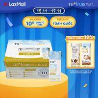 Thùng 24 hộp sữa tươi tiệt trùng vị tự nhiên TH true MILK GOLD dành cho người lớn tuổi 180 ml (180 ml x 24)