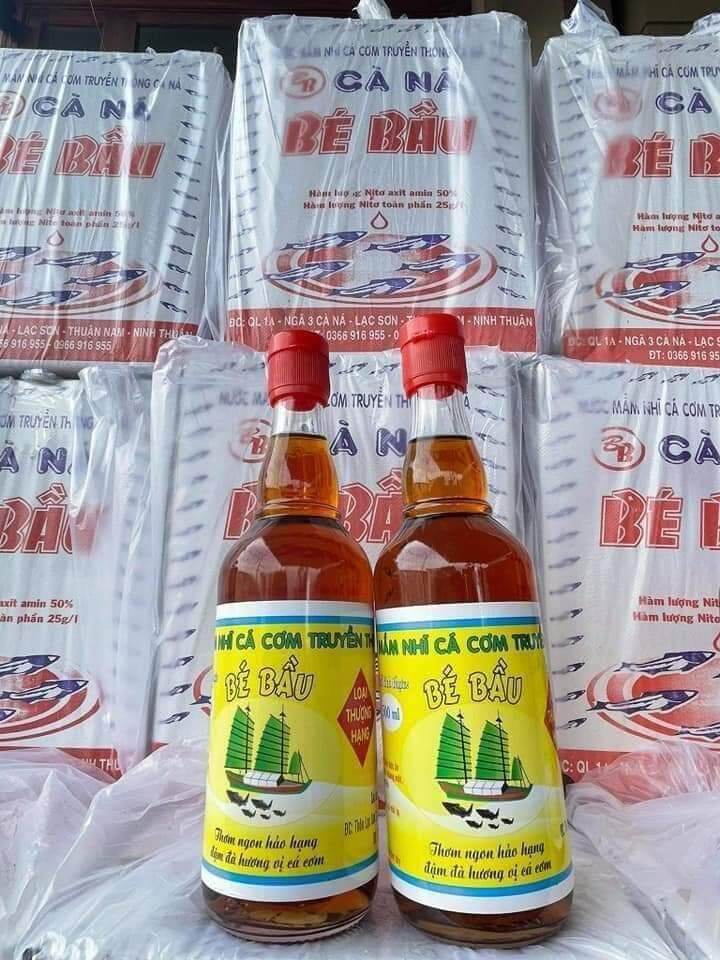 1 thùng nước mắm nhĩ bé bầu cà ná ninh thuận loại thượng hạng