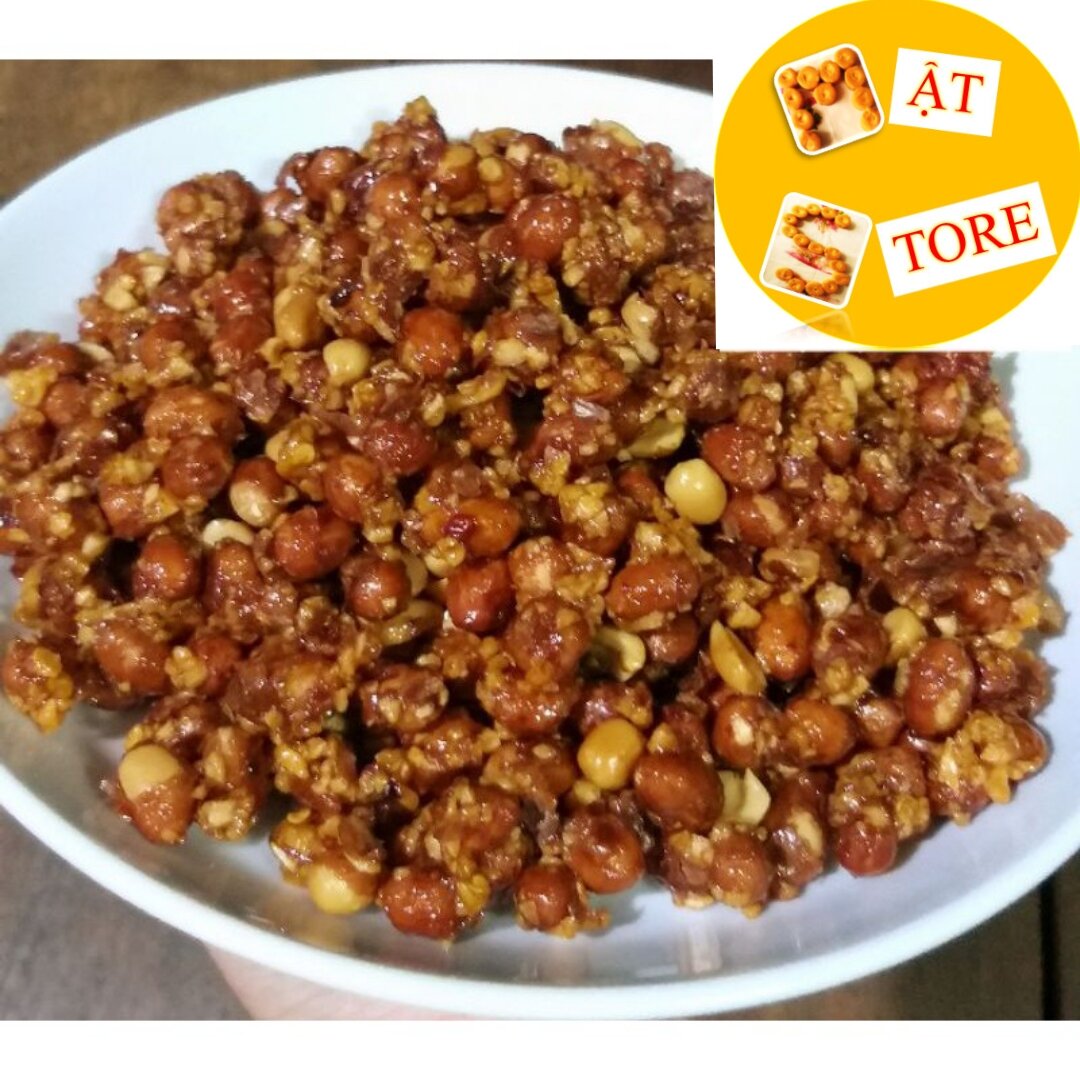 500g đậu phộng lắc mắm, đường, tỏi, ớt mật store