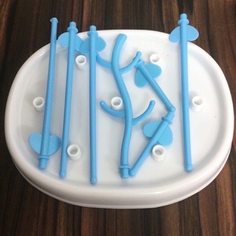 Khay úp bình sữa, núm ty tiện lợi