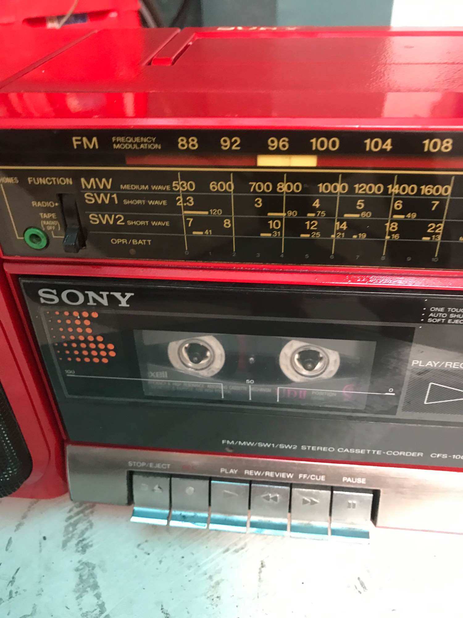 Radio Casette SONY CFS 1000S