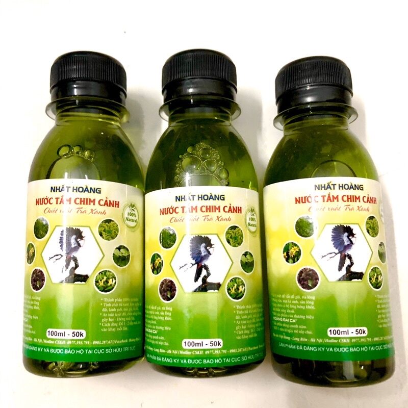 Nước tắm chim cảnh nhất hoàng