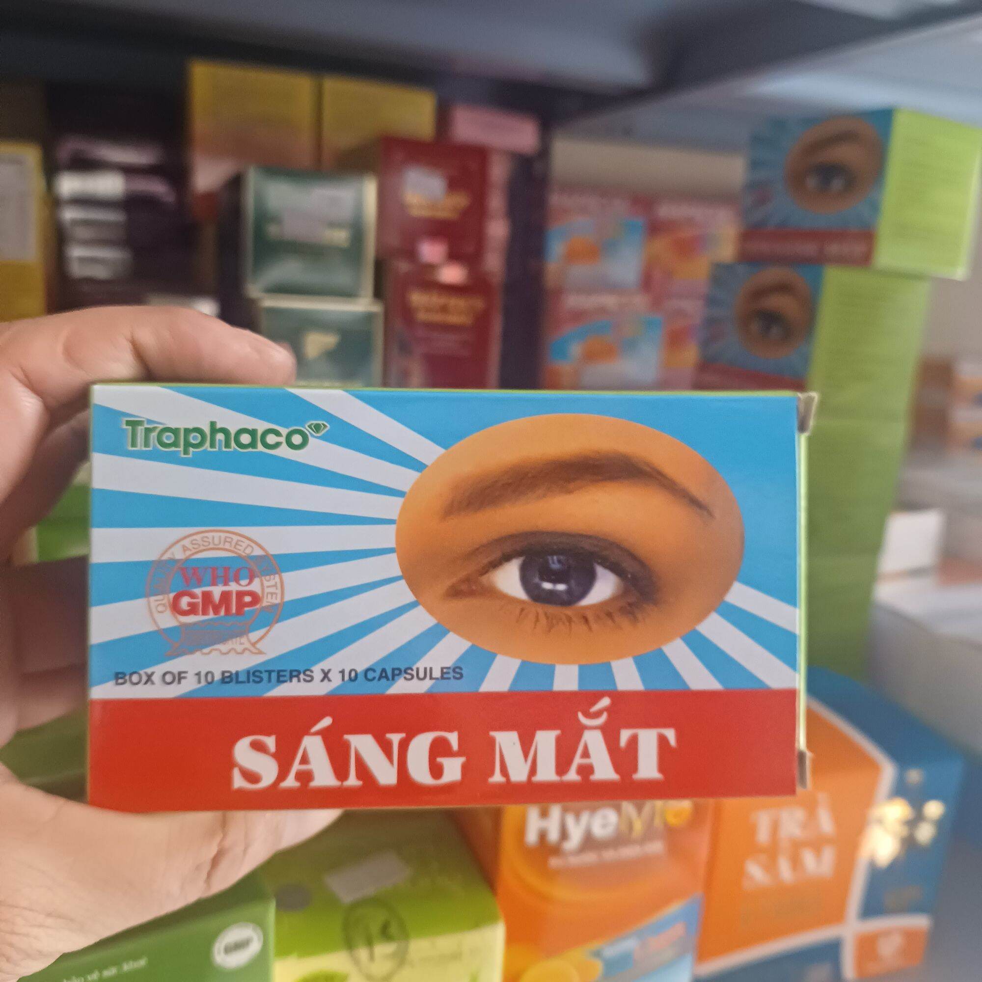Sáng mắt traphaco hộp 100 viên nang