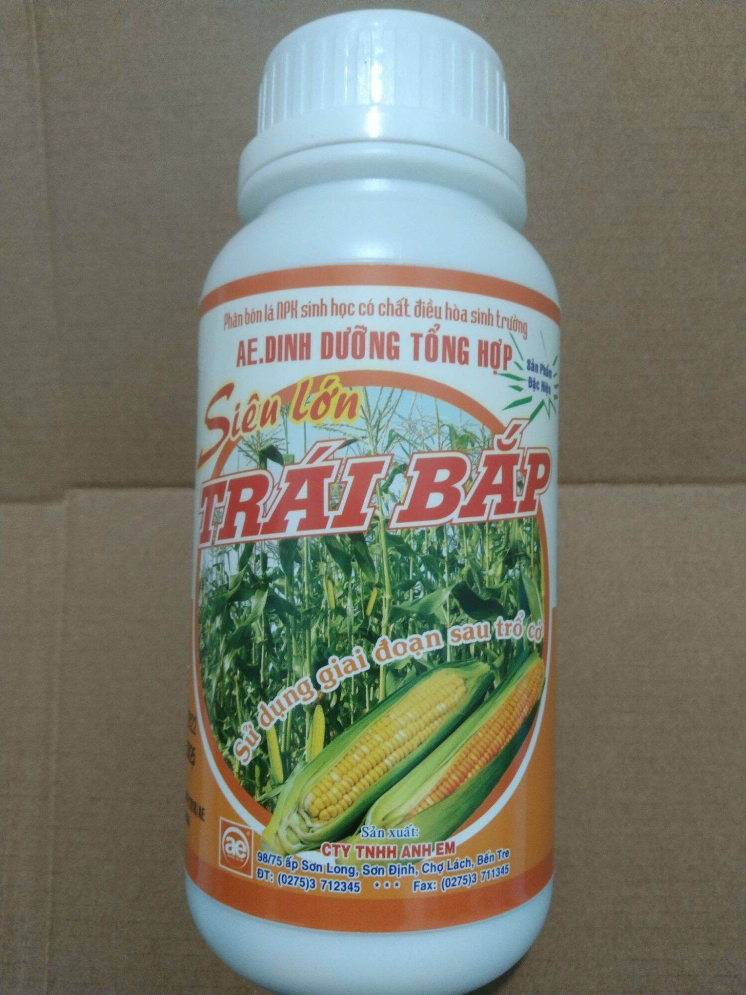 Phân bón vi lượng siêu lớn trái bắp 500ml. ae dinh dưỡng tổng hợp.
