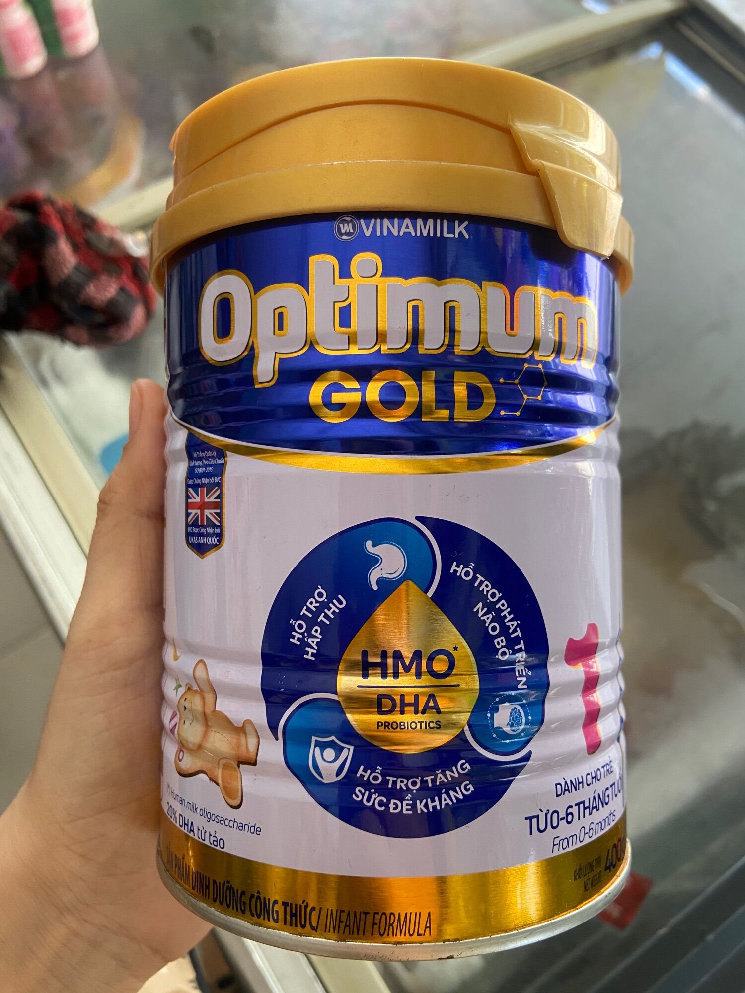 Sữa bột vnm optimum 1 400g
