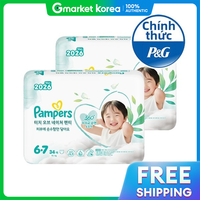 Pampers | Tã quần Pampers Touch of Nature sản phẩm mới 2026, size 6, 2 gói