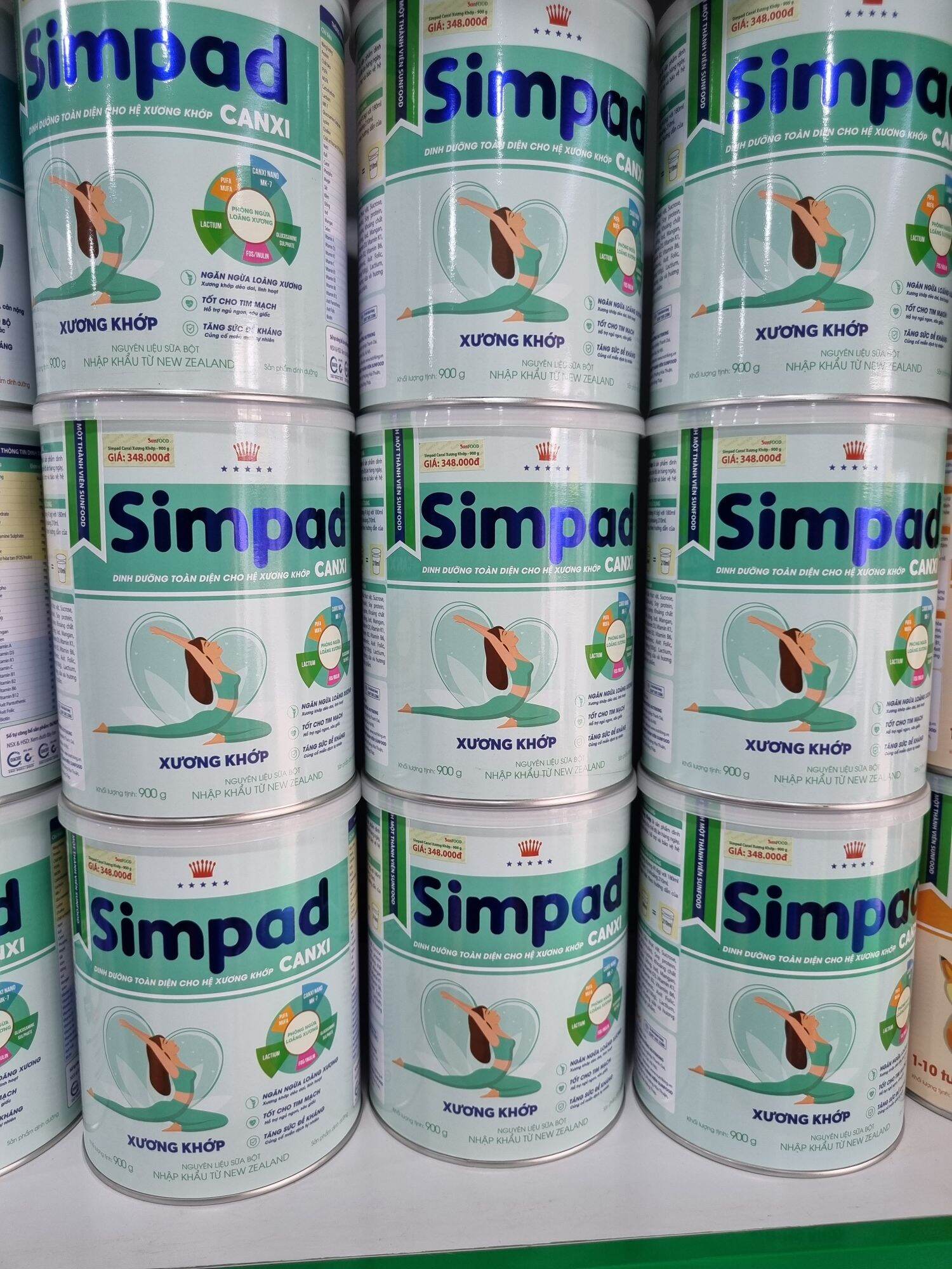 Sữa Simpad Canxi 900g