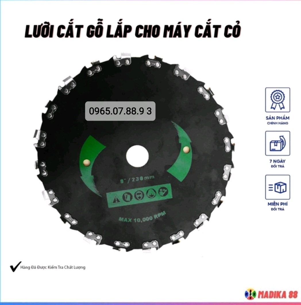 Lưỡi cưa lắp máy cắt cỏ cao cấp Ảnh thật