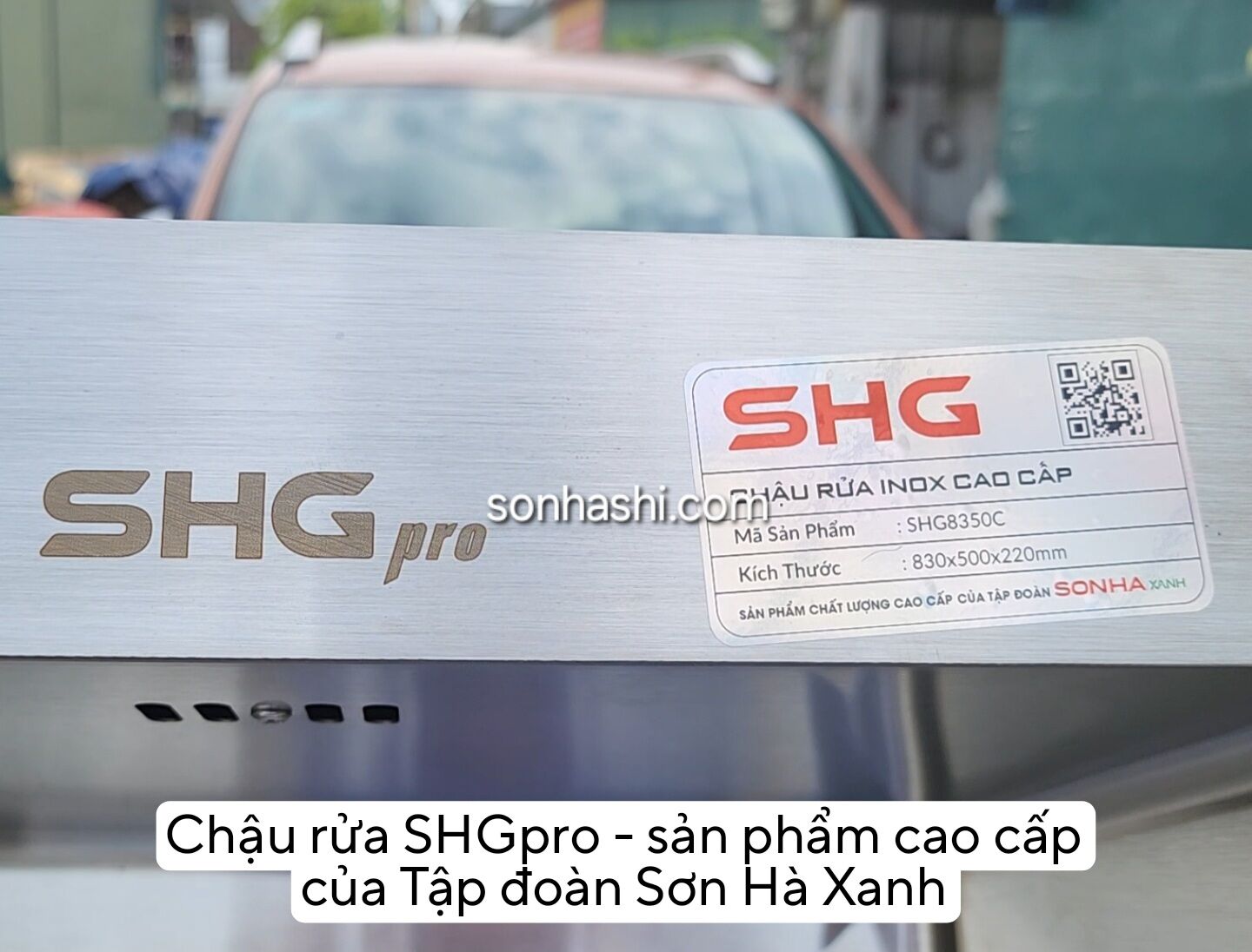 Bồn rửa bát inox Sơn Hà SHGpro 8350C