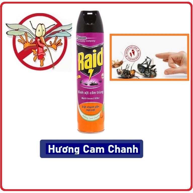 Xịt côn trùng Raid 520ml
