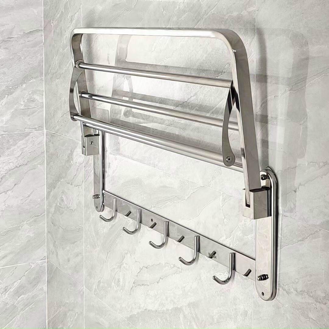 Giá treo khăn xếp inox 304( xả kho mùa dịch)