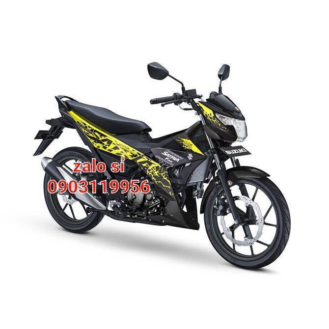Tem rời satria đen vàng zin