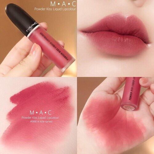 [Hàng Chuẩn Auth] Son Kem Mac Powder Kiss Liquid Lipcolour – 988 A Little Tamed