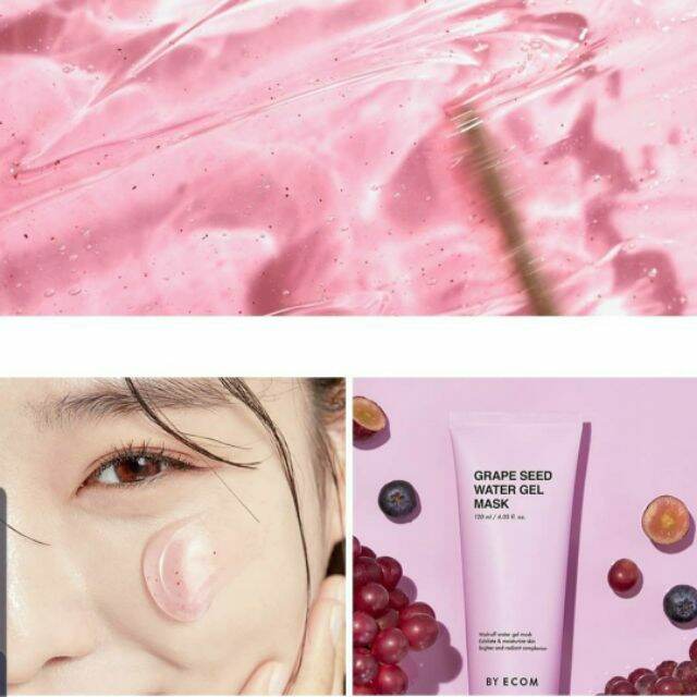 [Nhacuabeautyholic] Mặt nạ nho BYECOM GRAPE SEED WATER GEL MASK