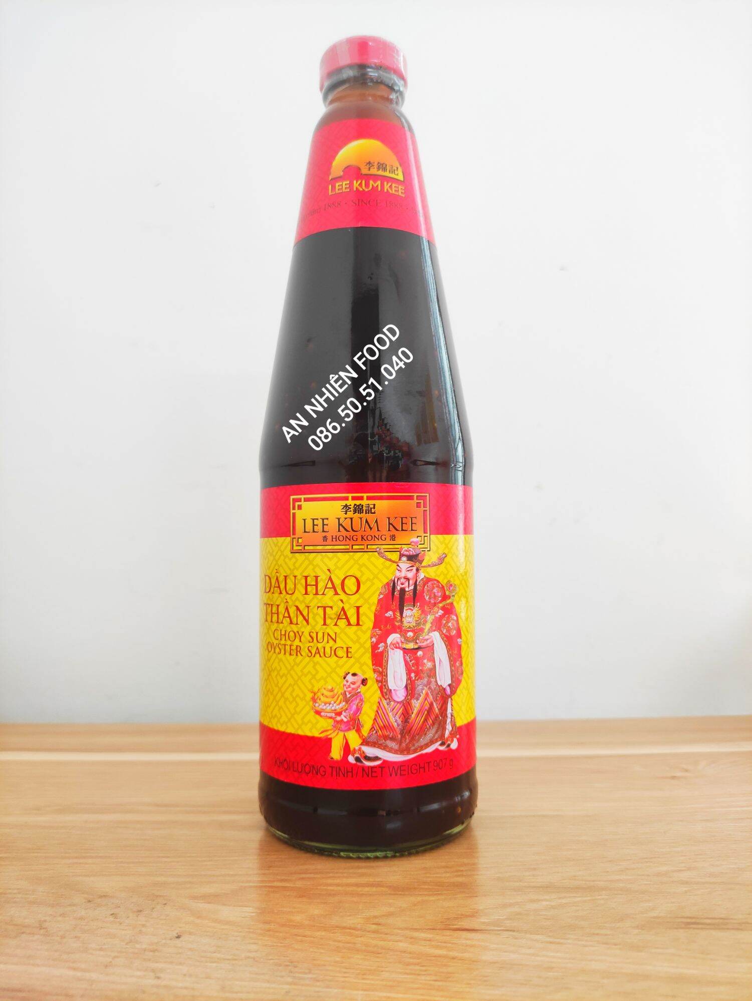 Dầu hào thần tài hongkong lee kum kee chai 907ml