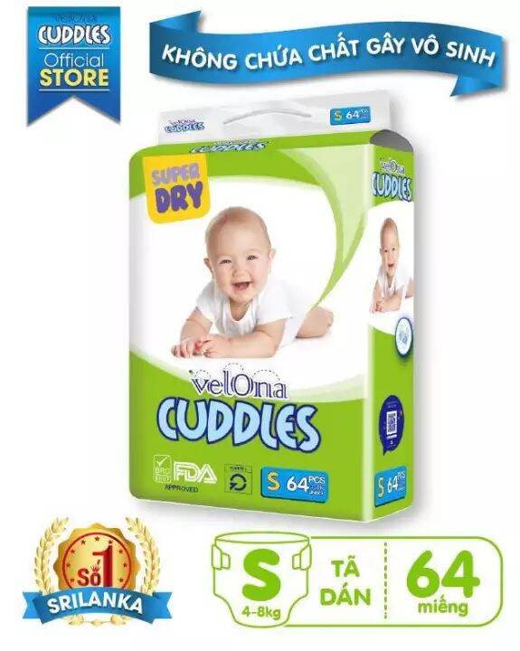 Xả kho - tã/bỉm velona cuddles dán s36