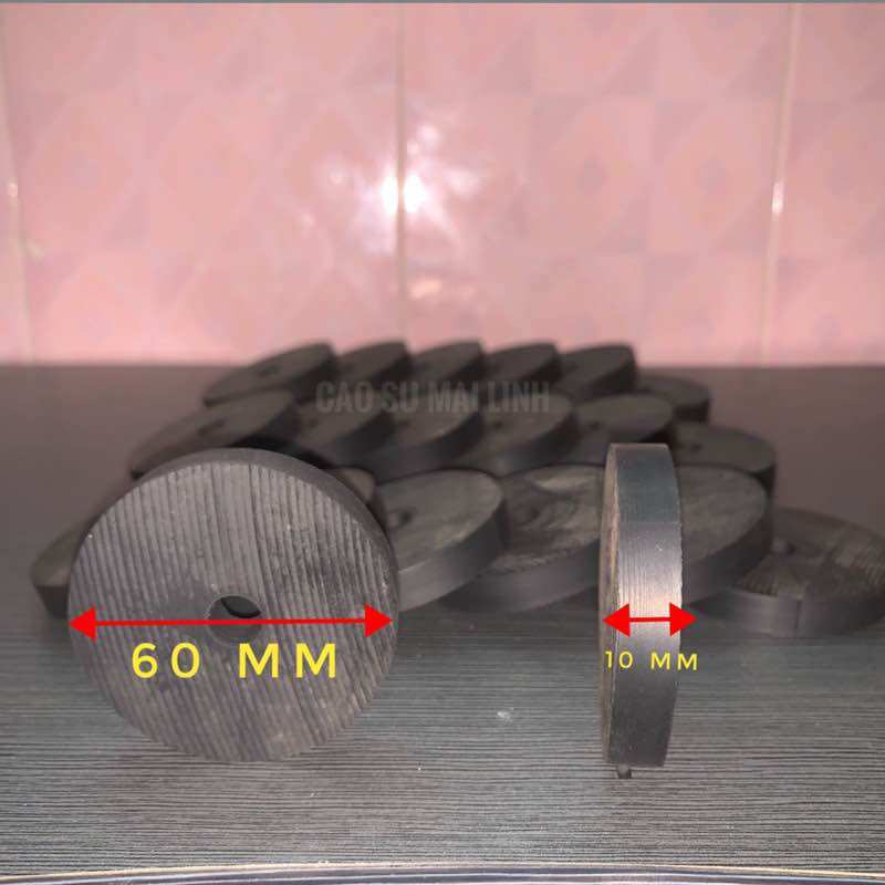 10 long đền cao su phi 50 ; 60 ; 70 dày 10 (mm)