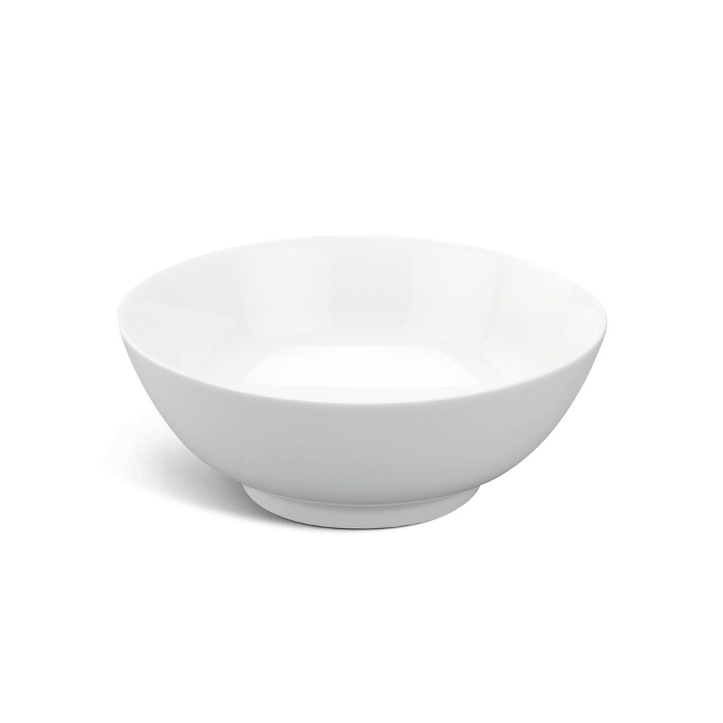 Tô sứ Minh Long 18cm - tô thấp trắng ngà