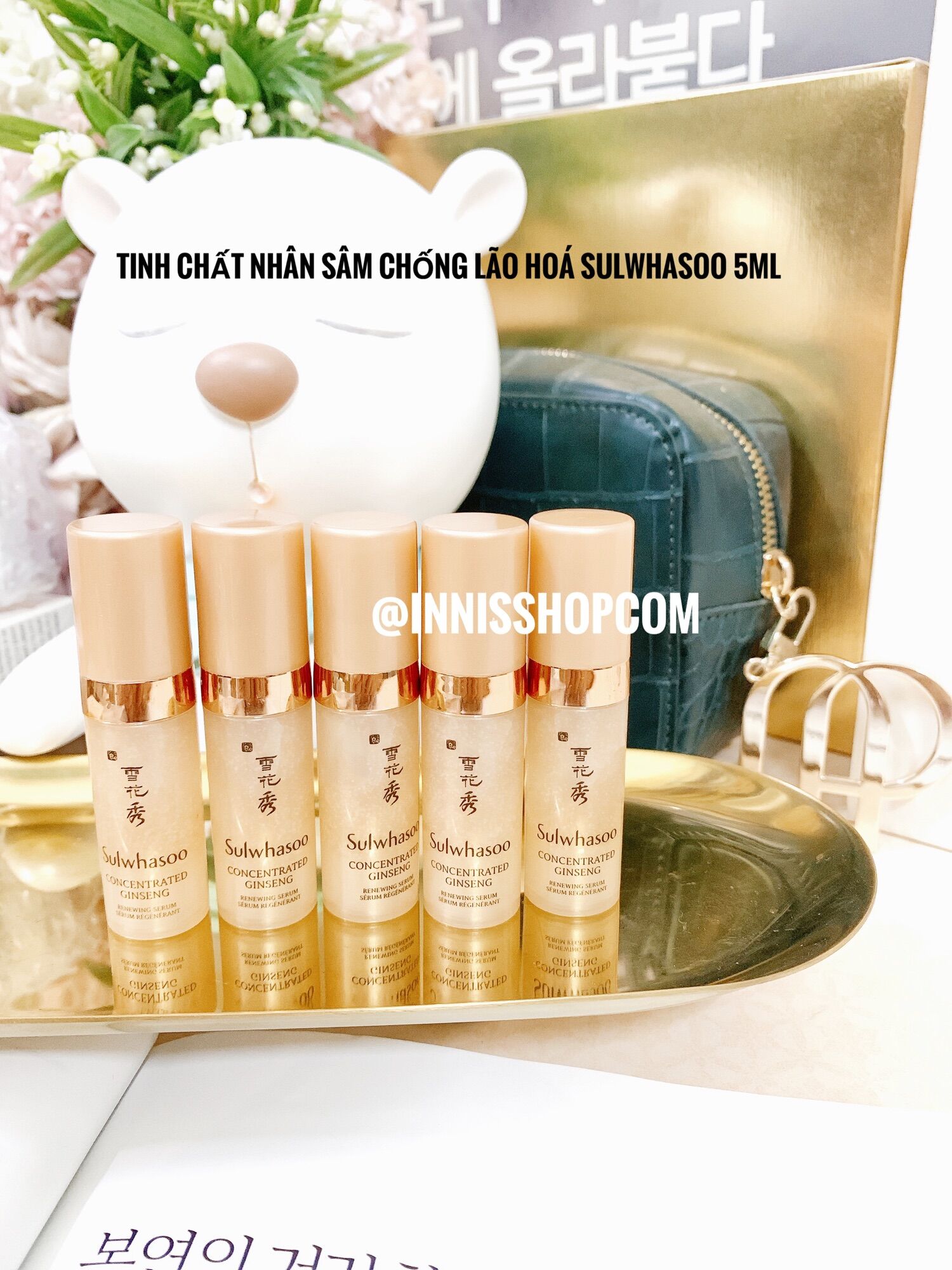 Tinh chất nhân sâm tái tạo da Sulwhasoo Ginseng Serum Mini 5ml
