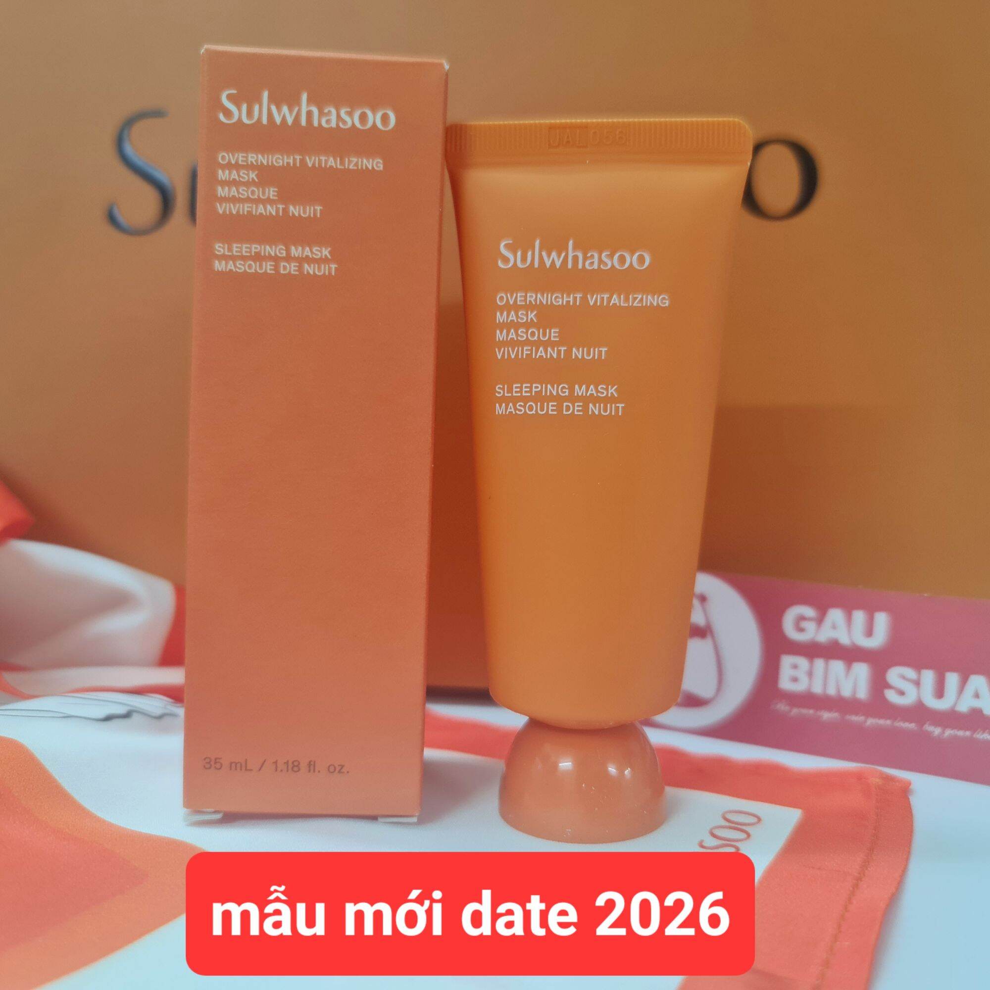 Sulwhasoo Mặt nạ ngủ dưỡng ẩm mịn da nâng cơ Sulwhasoo Overnight Vitalizing Mask Ex 35ml