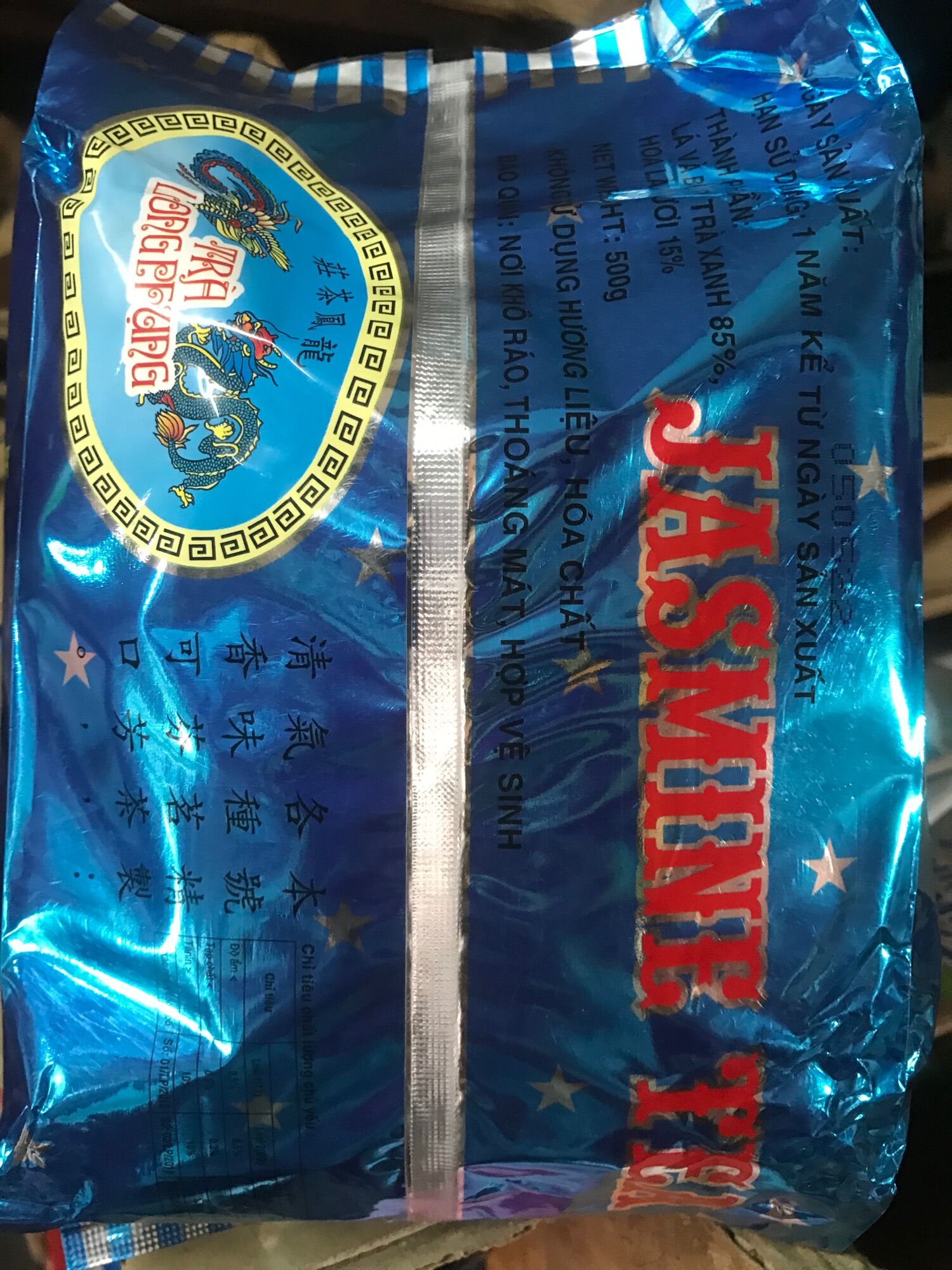 Trà Long Phụng Hoa Lài 500gr