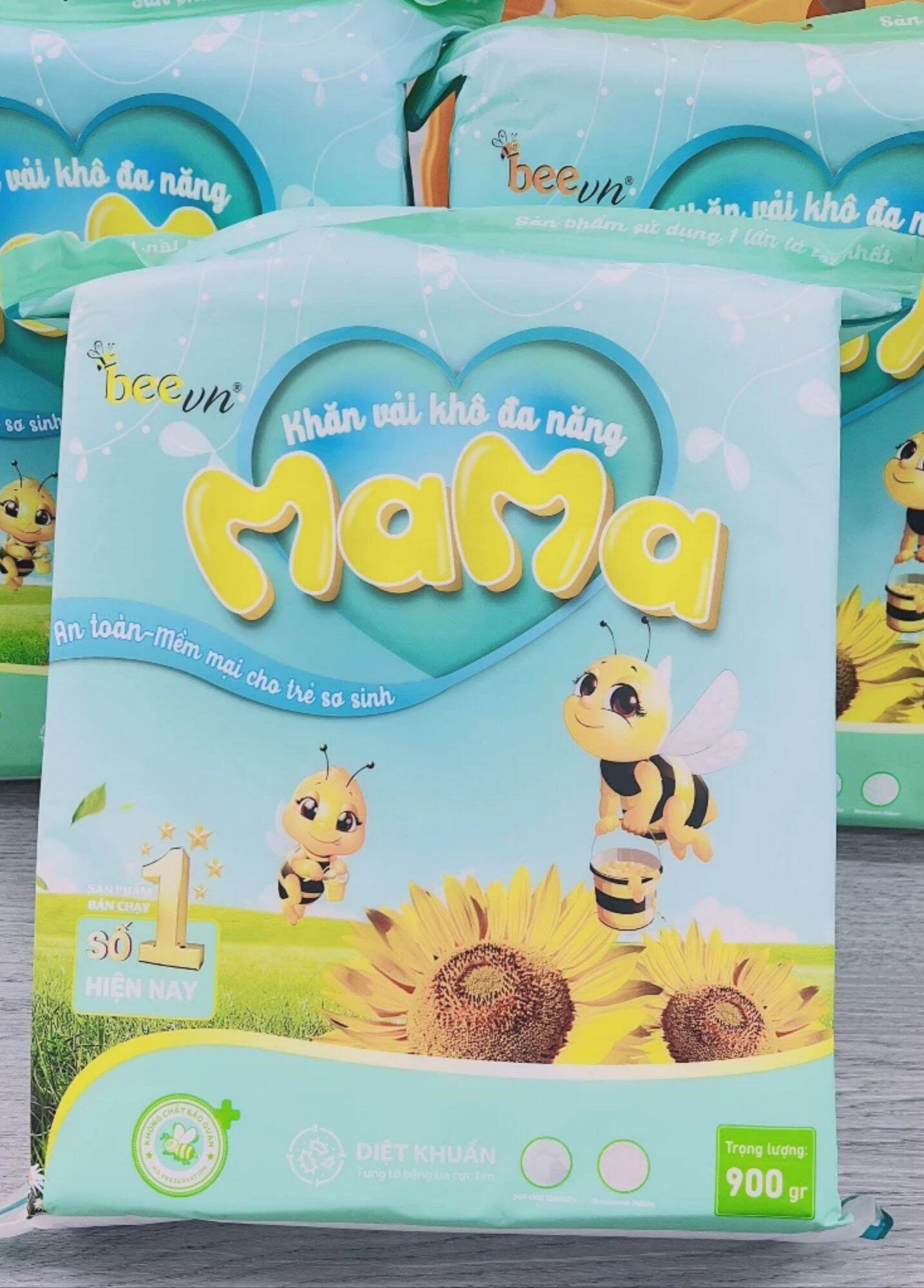 Khăn vải khô đa năng mama 900 gram