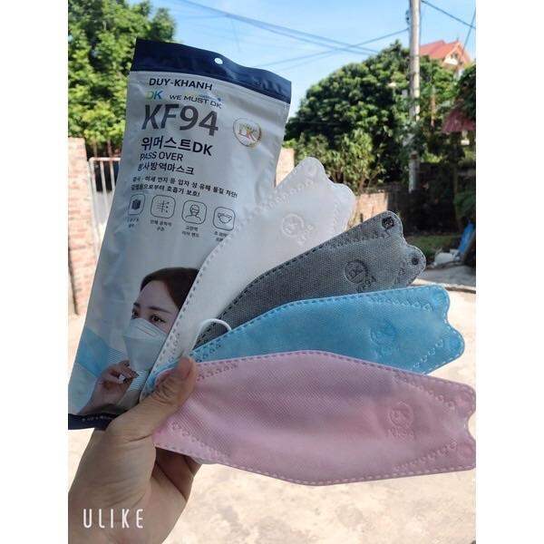 Sỉ 300 chiếc khẩu trang y tế KF94 (4d) Duy Khánh