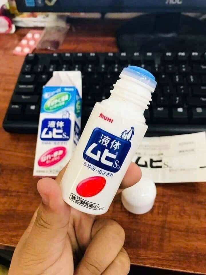 Lăn muỗi MUHI Nhật Bản 50ml giảm sưng, làm dịu da bé