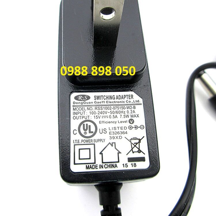 Dây nguồn DC 15v 0.5a