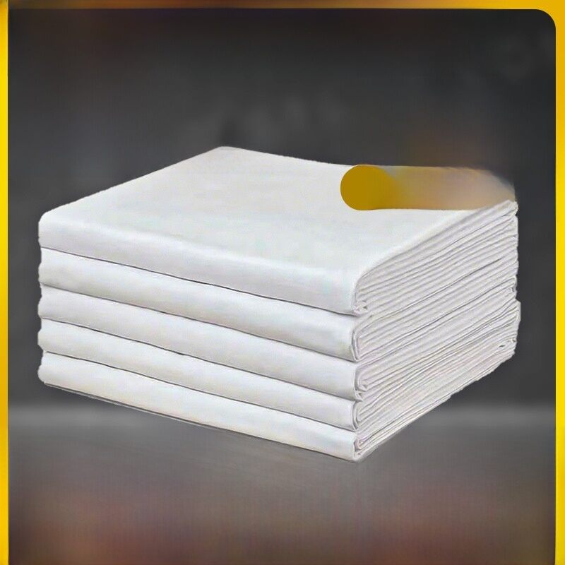 Vải Cotton Trắng 100% Nguyên Chất Dày Vừa Dệt Trơn Dùng Cho Thiết Kế Và Sản Xuất Mẫu Quần Áo