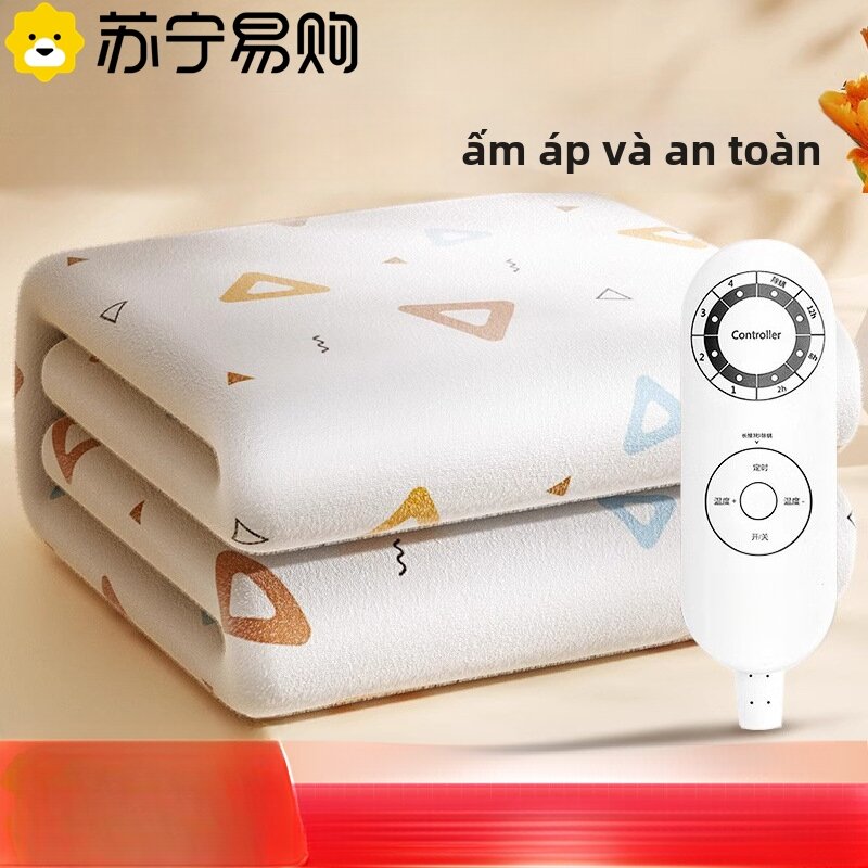 Double Control Temperature Adjustable Electric Blanket Waterproof Heated Mat Single Person Home Dormitory Use 2872Z Giá 931,000 Đồng*Miễn phí vận chuyển