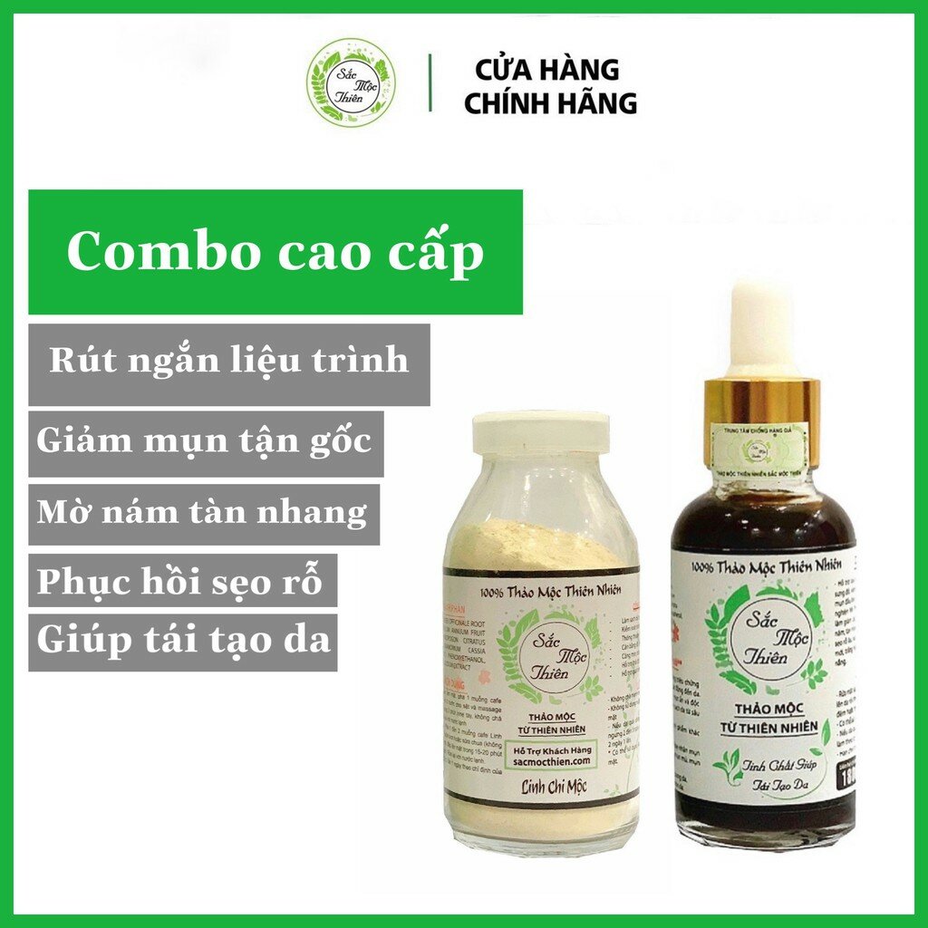 CHÍNH HÃNG Combo Sắc Mộc Thiên Tái Tạo - Linh Chi Mộc