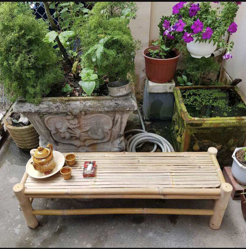 Ghế tre dài 1m*30