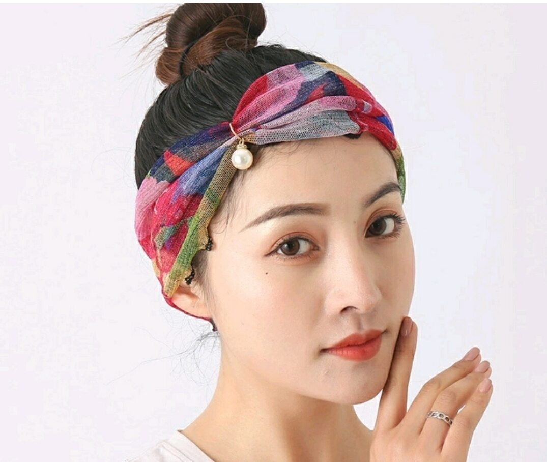 Băng đô đa năng khẩu trang cột tóc khăn choàng cho nữ xinh đẹp