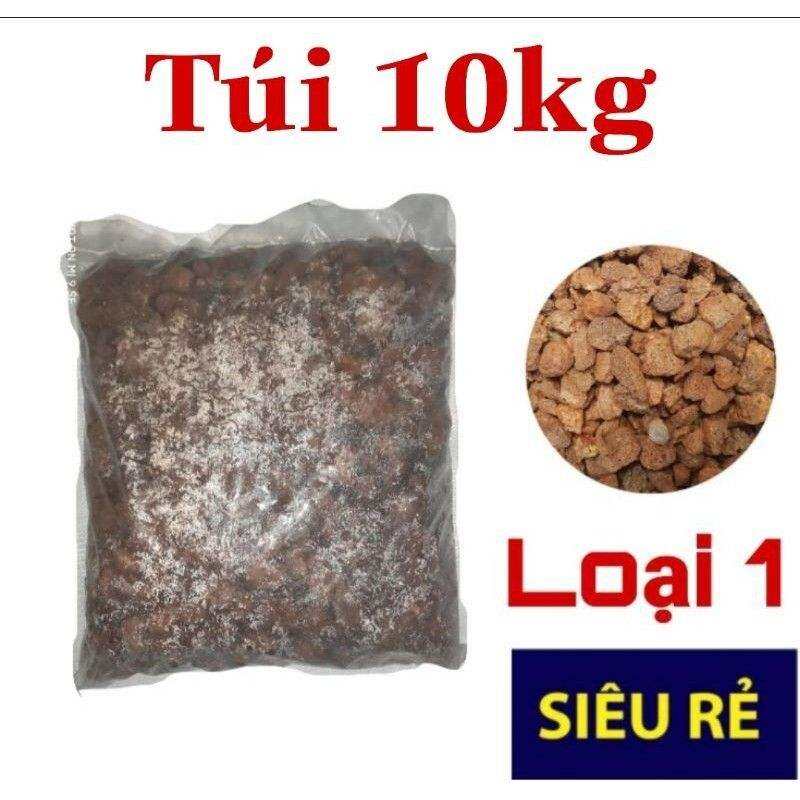 nham thạch đỏ , túi 10kg đá núi lửa size 2-3cm loại tốt
