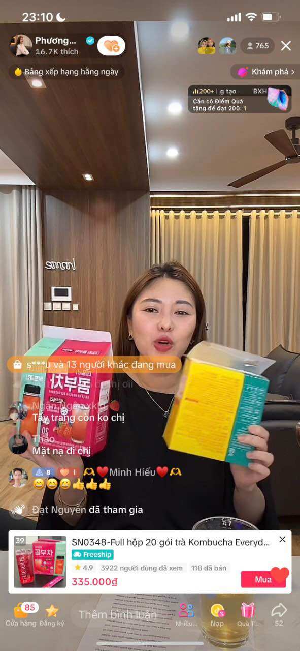 Trà kombucha Hàn quốc