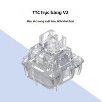 TTC | Công tắc Bàn phím Cơ Tùy chỉnh Vàng Plutonium V2/Bạc Tốc độ V2