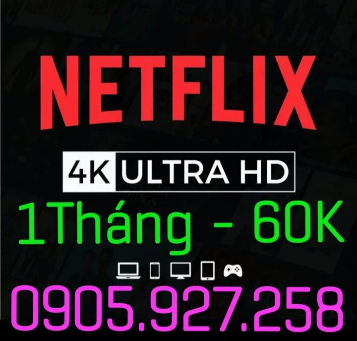 tài khoản Netflix Premium 4k