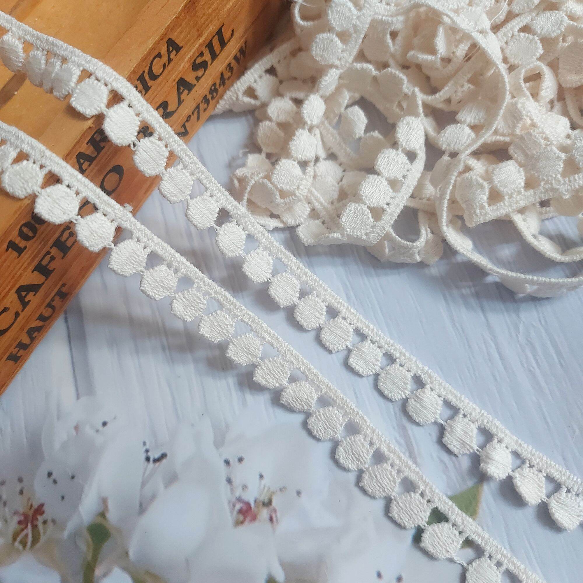 Ren chỉ cotton, phụ liệu may vá ,bản rộng 1.2cm