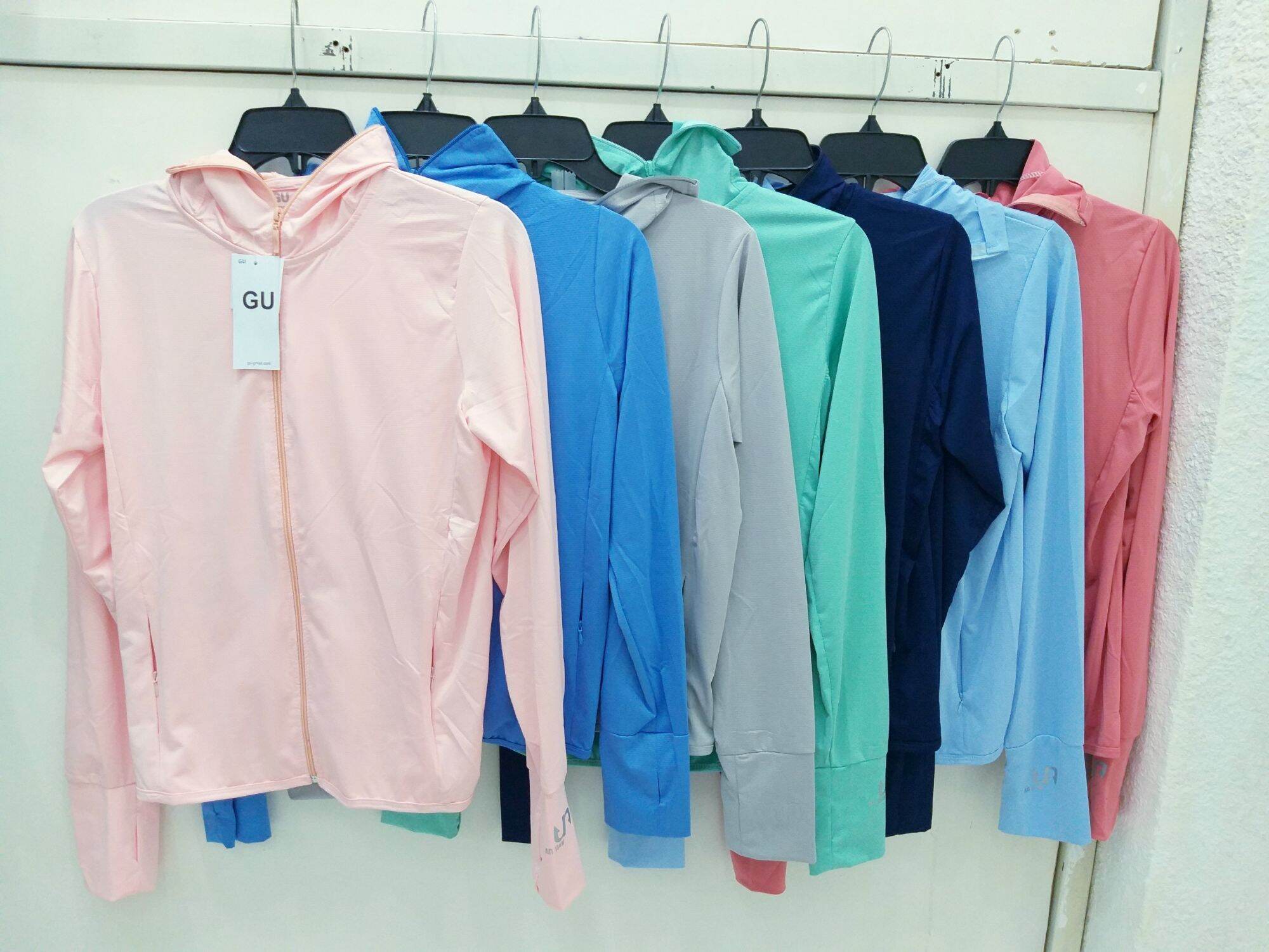 Áo khoác chống nắng nử GU thông hơi 7 màu