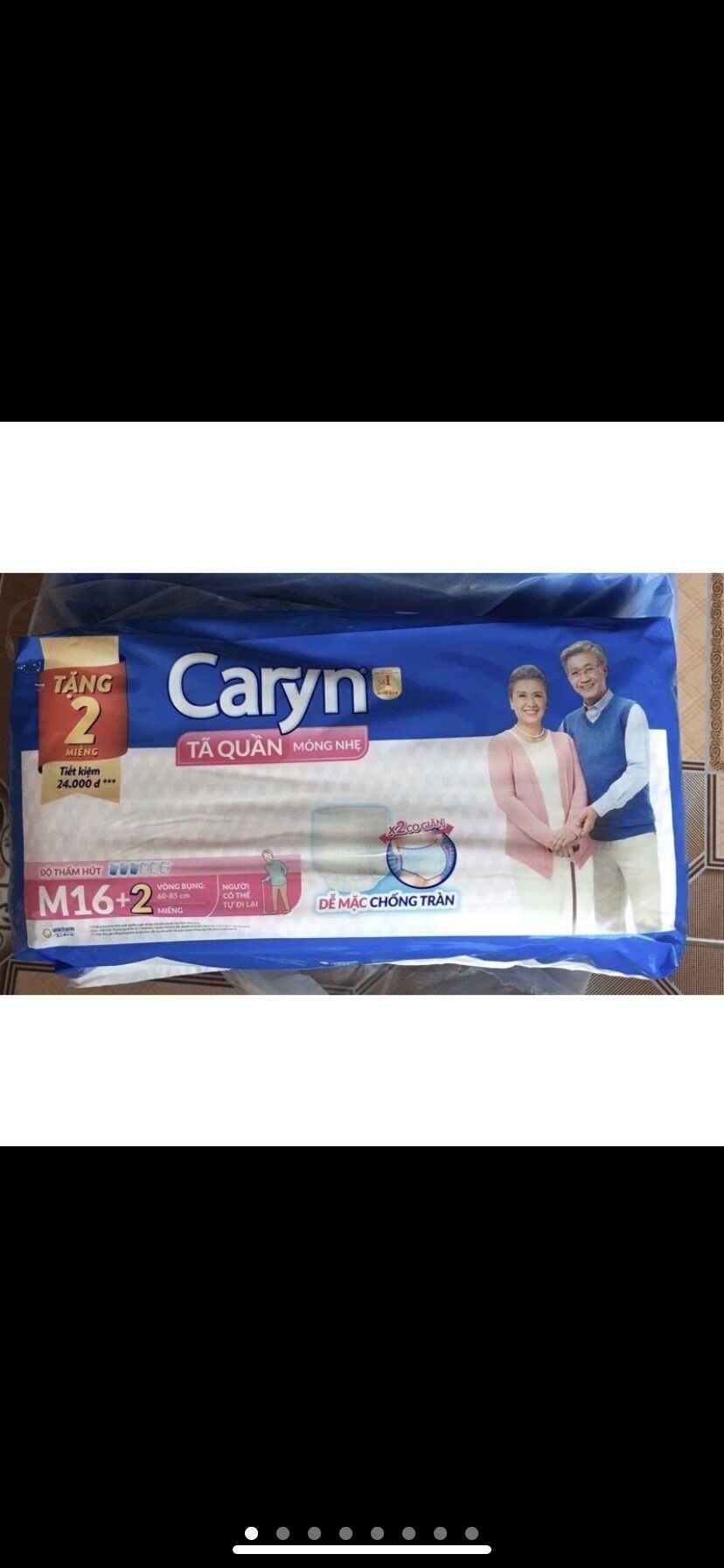 [HCM]Tã quần Caryn mỏng nhẹ M16