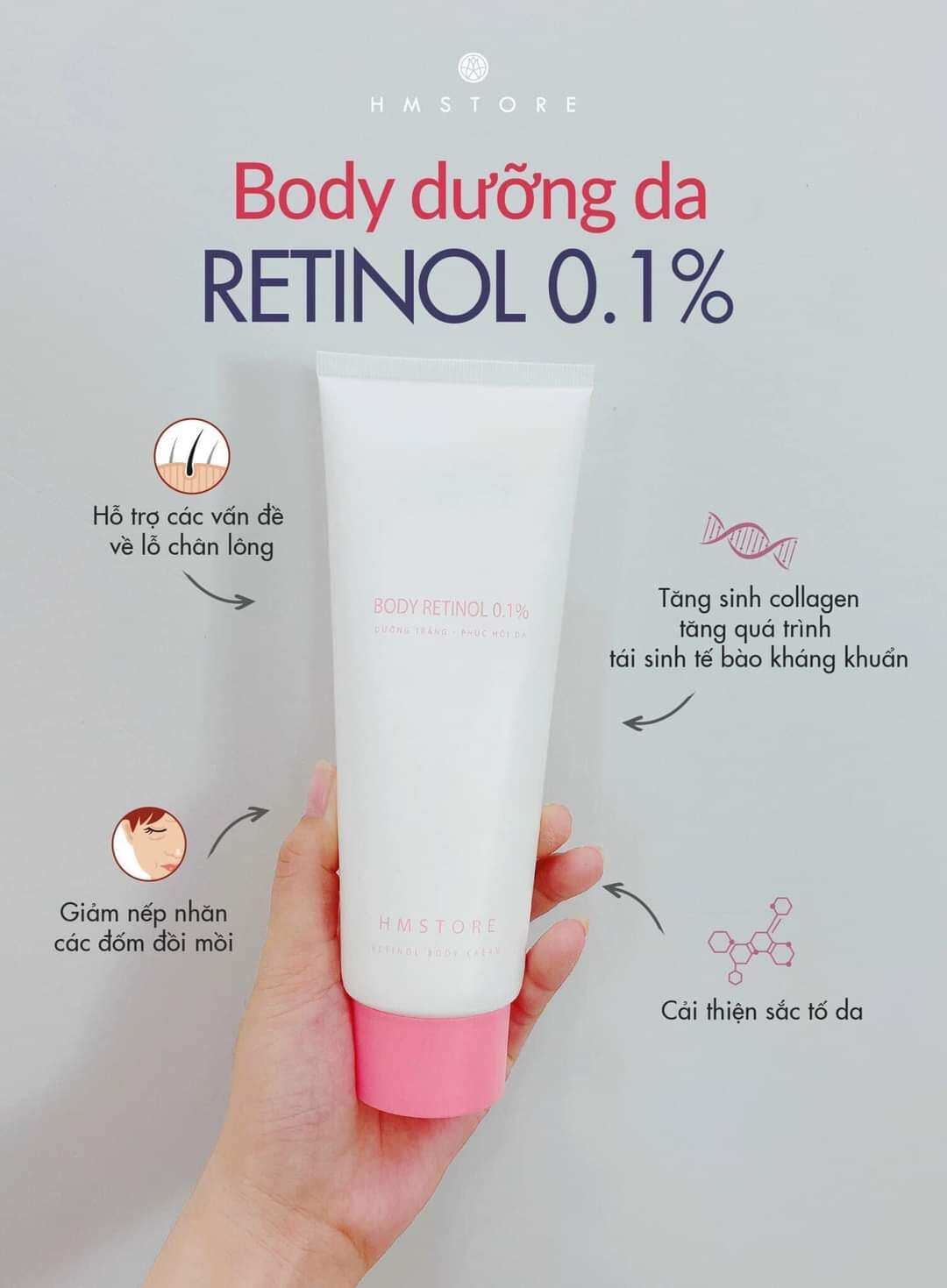 COMBO KEM BODY PEELING HM STORE ( BODY BONG GIÚP THAY DA SINH HỌC)